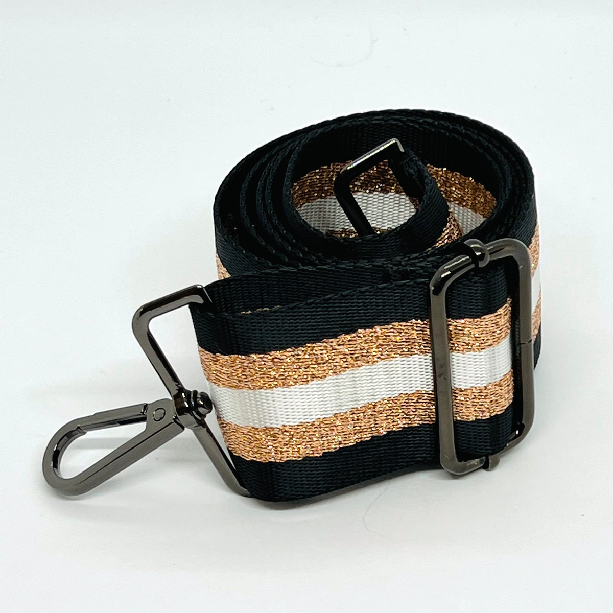 Bag Strap - Black Gold Stirrup – Zoola Craft