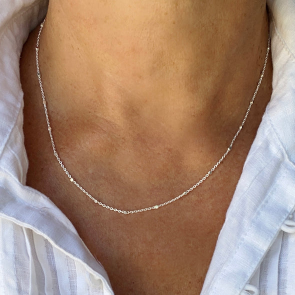 Silver Bobble Necklace
