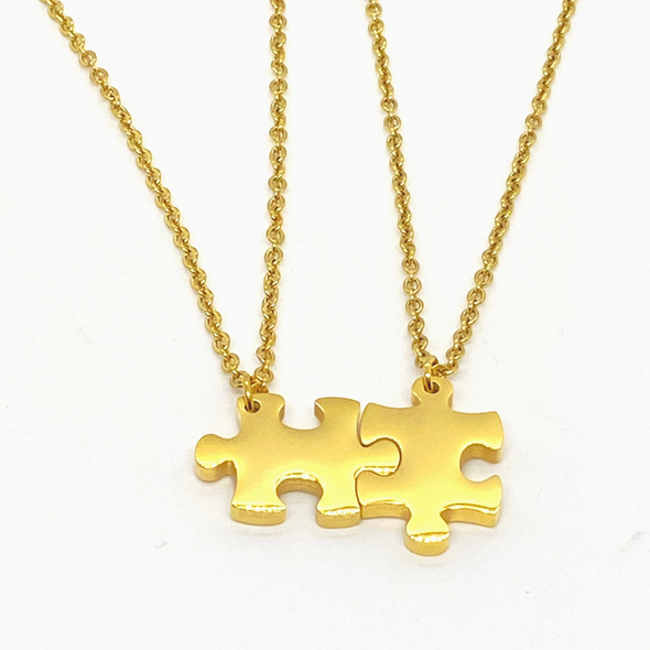 Puzzle Pendant Necklace